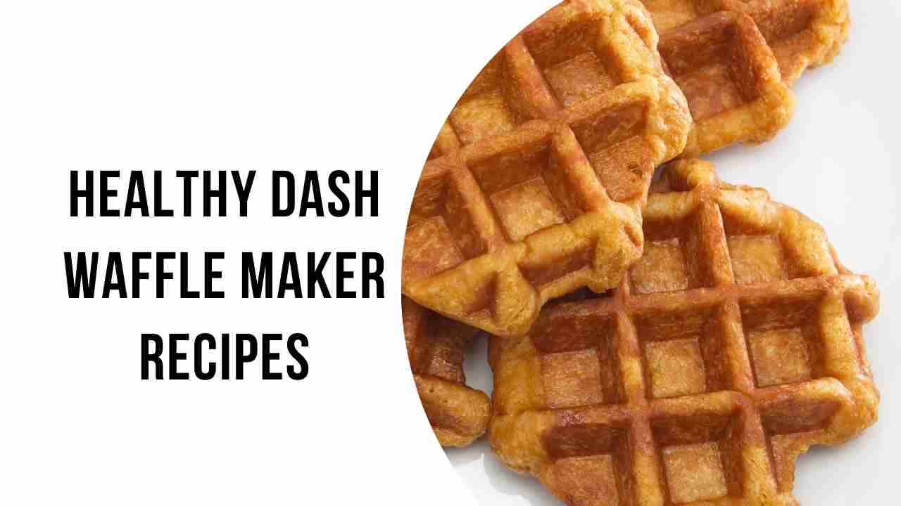 Healthy Dash Waffle Maker Recipes Egg, Banana, Hash Brown Waffle