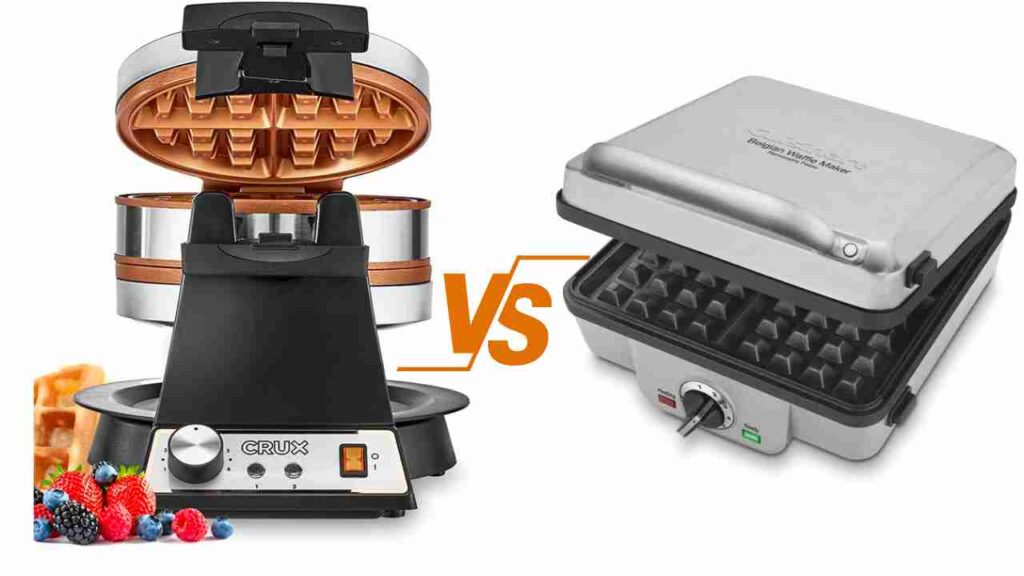 Crux vs Cuisinart waffle maker